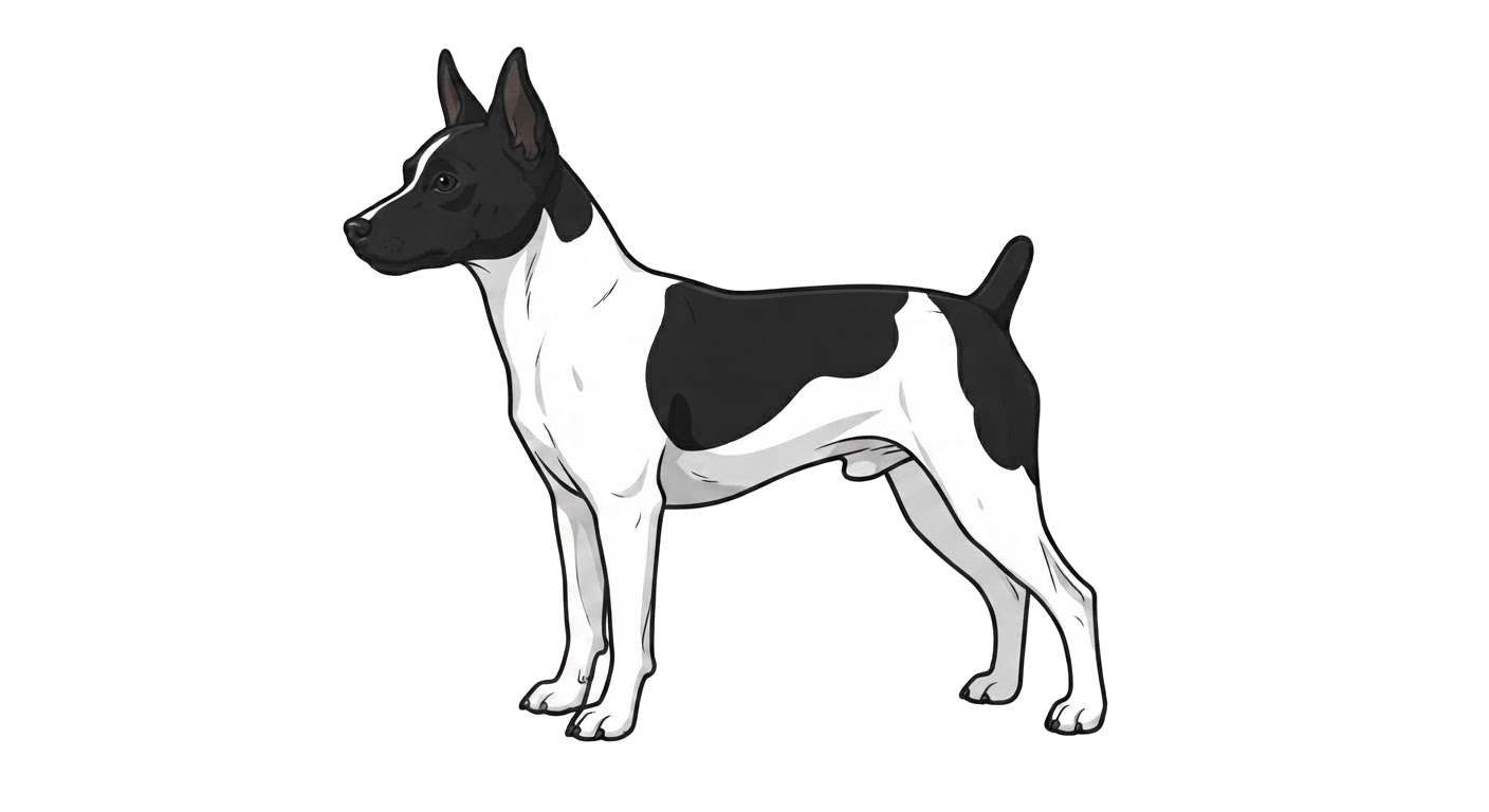 Illustration of a Black and white coat