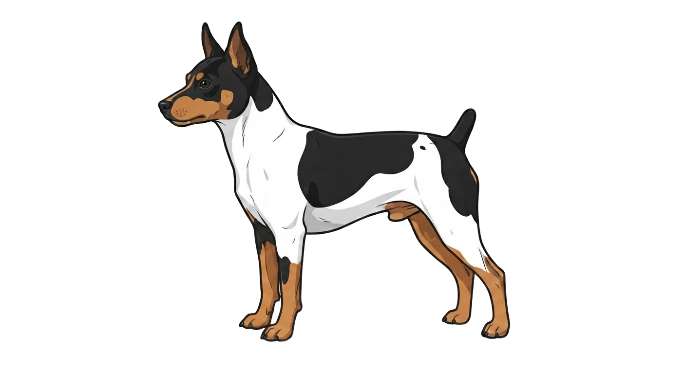 Illustration of a Tricolour coat