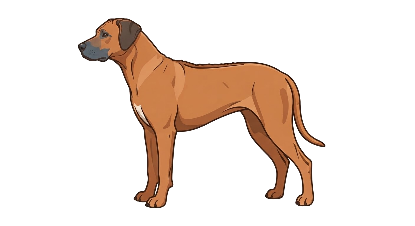 Illustration of a Red wheaten coat