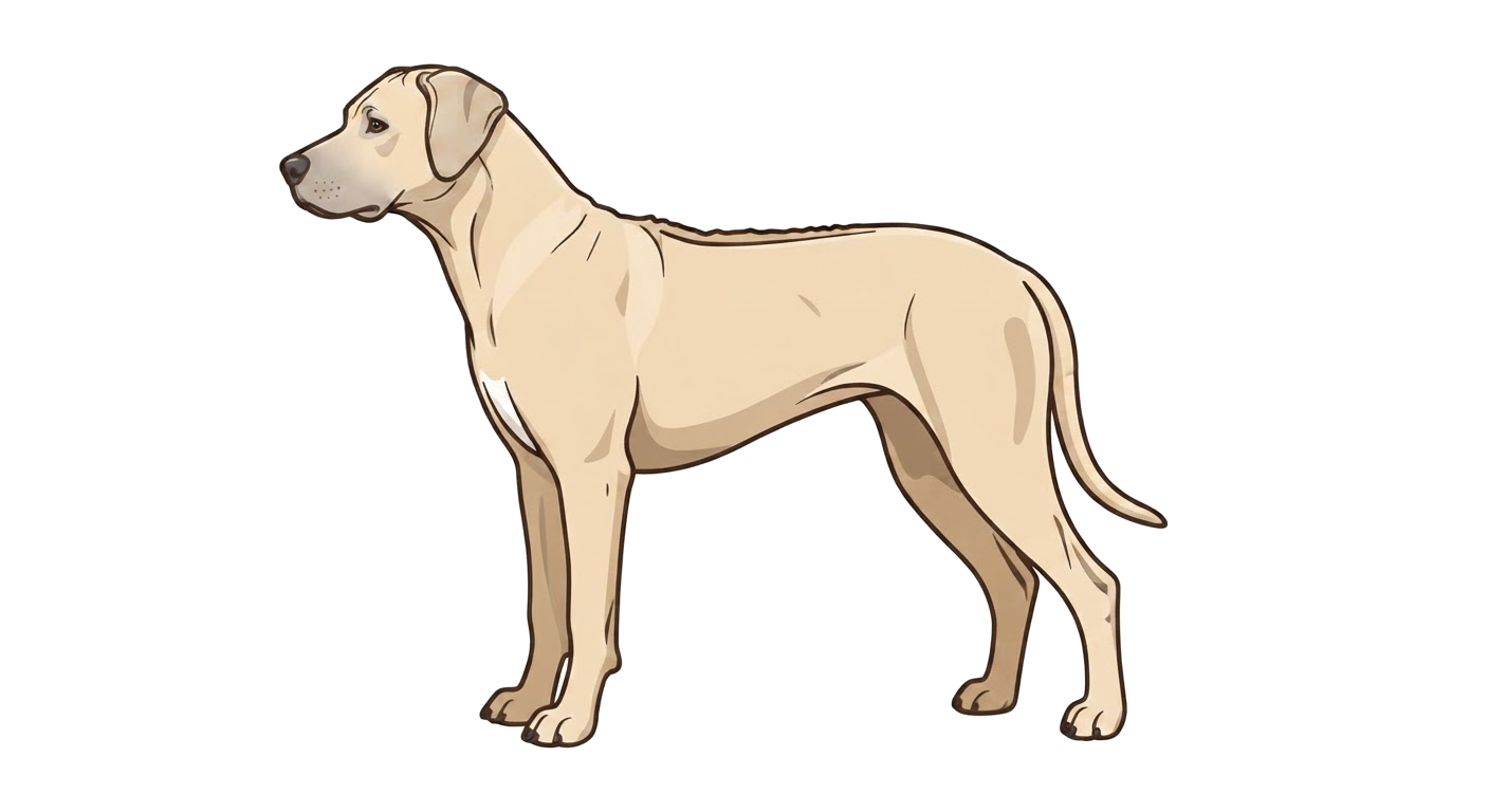 Illustration of a Wheaten coat