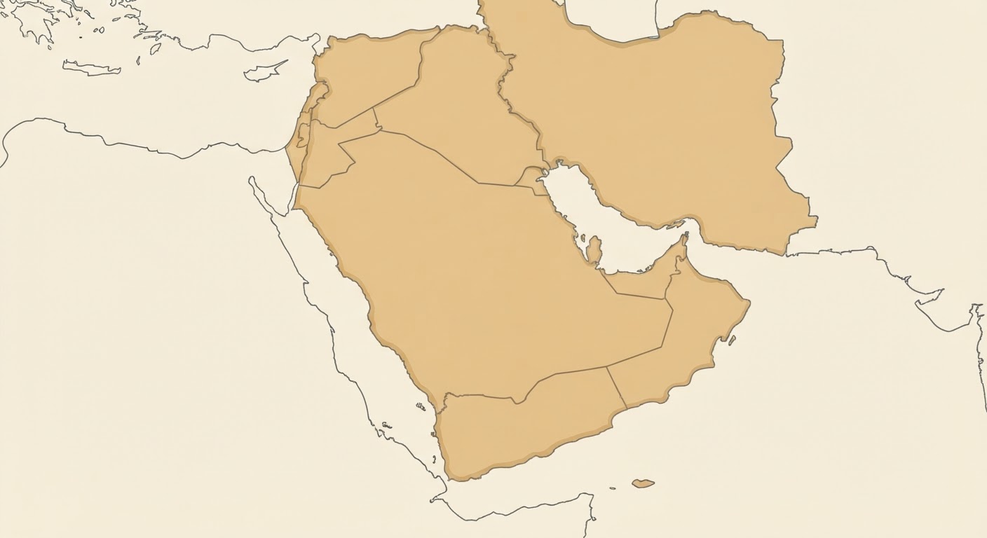 Illustrated map showing the origin of the Saluki