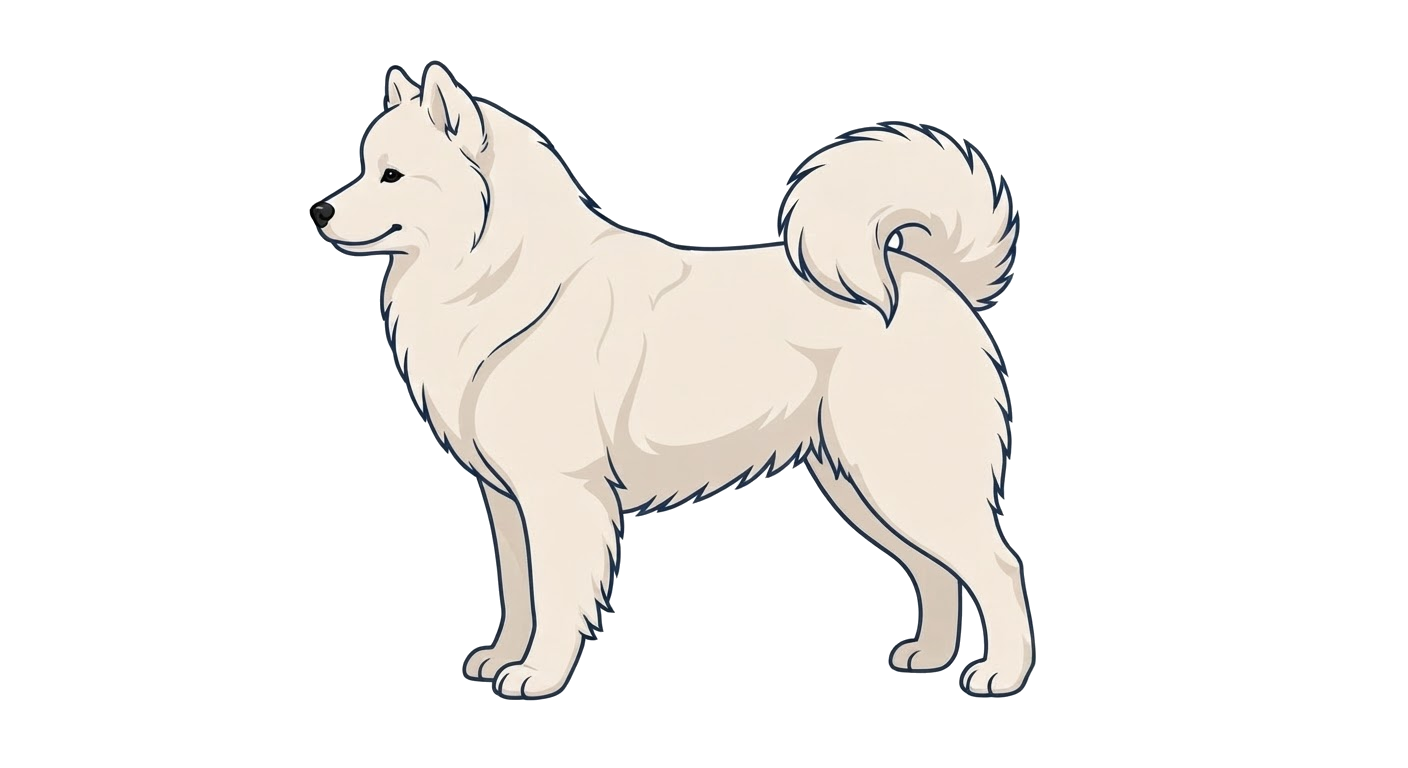 Illustration of a Cream coat