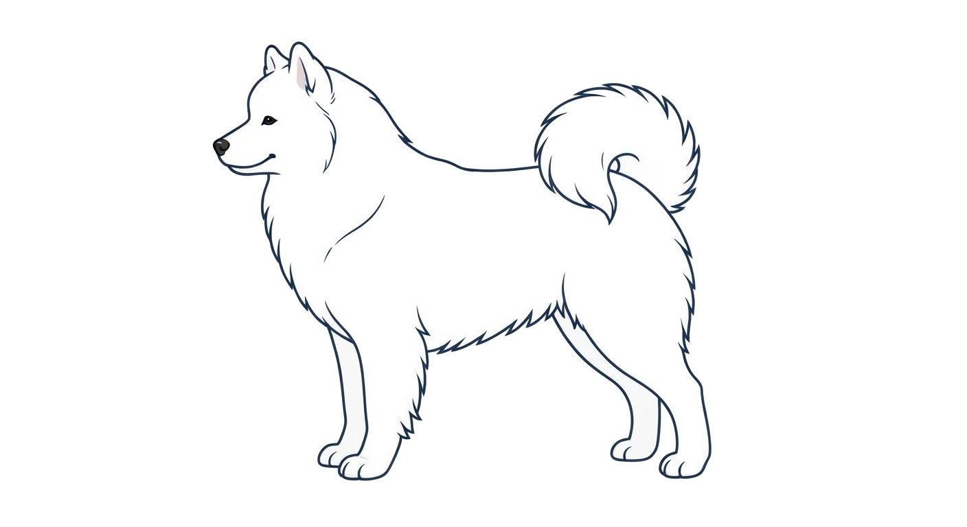 Illustration of a Pure White coat