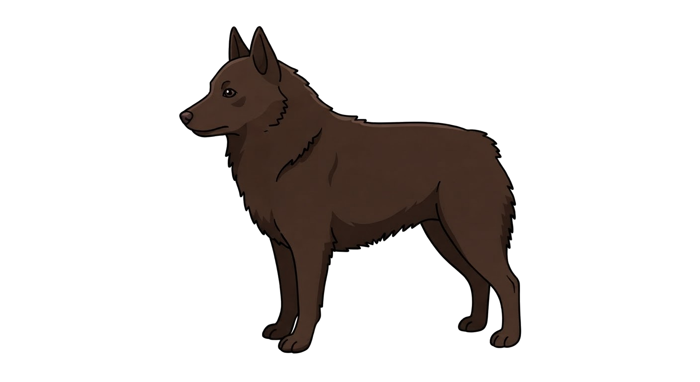Illustration of a Chocolate coat