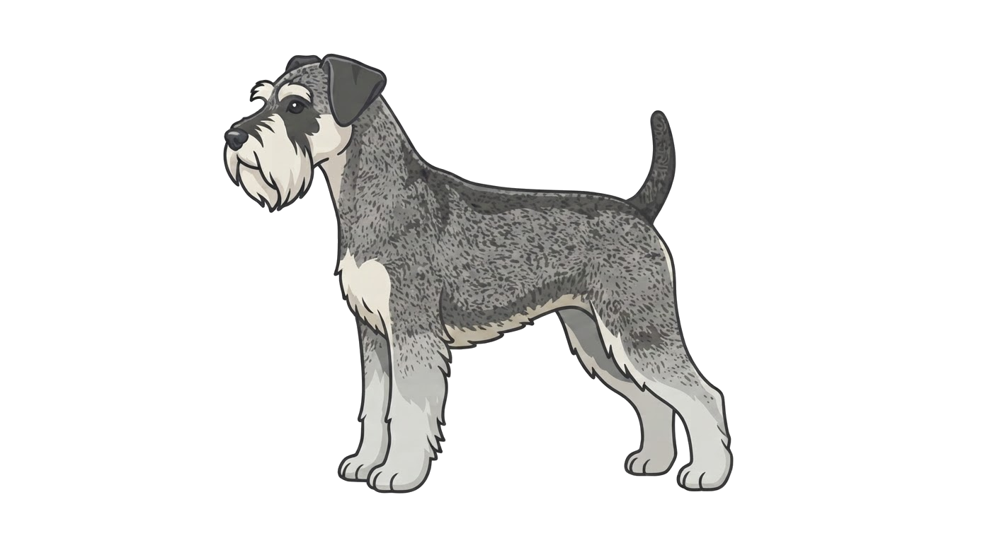 Illustration of a Pepper and Salt coat
