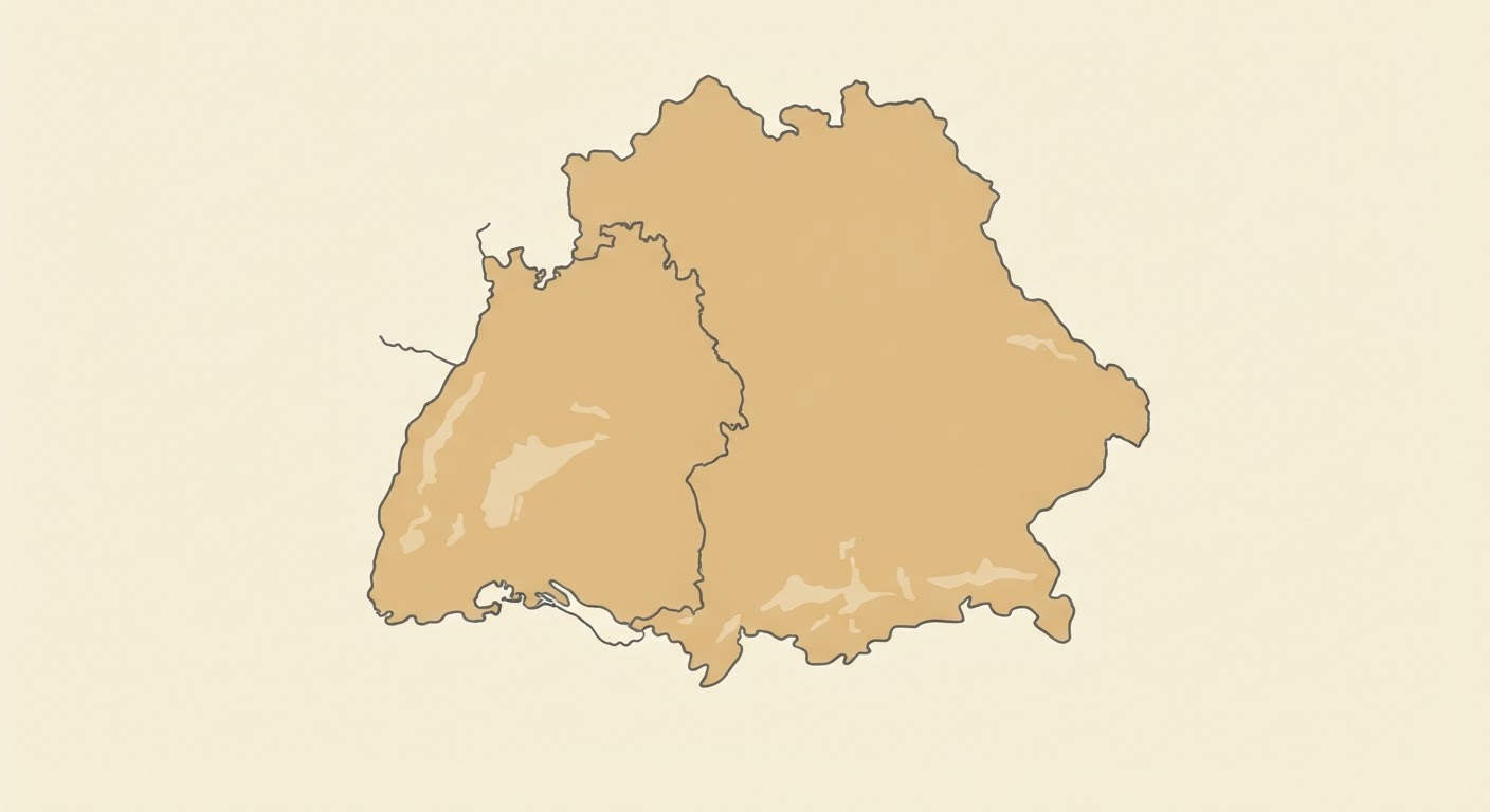 Illustrated map showing the origin of the Schnauzer