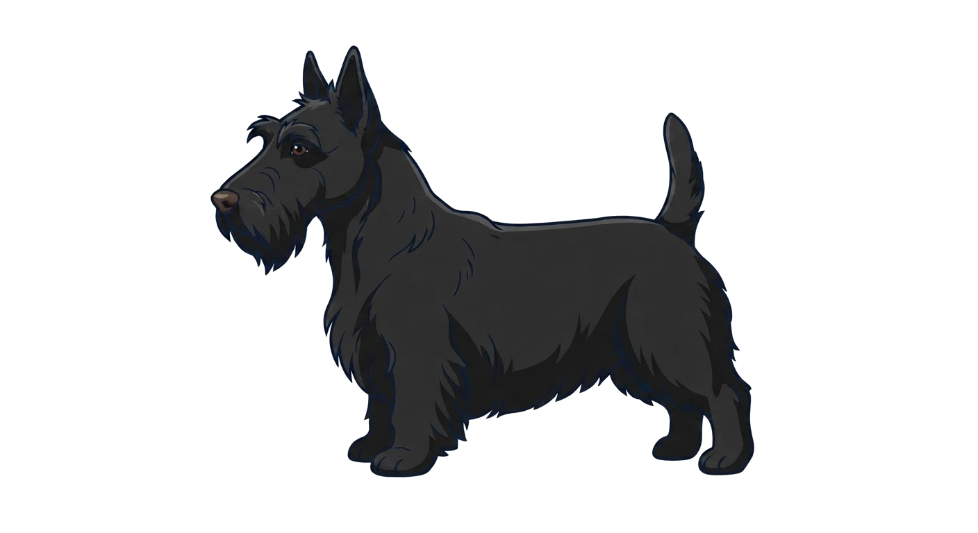 Illustration of a Black coat