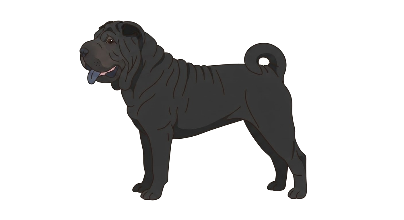 Illustration of a Black coat