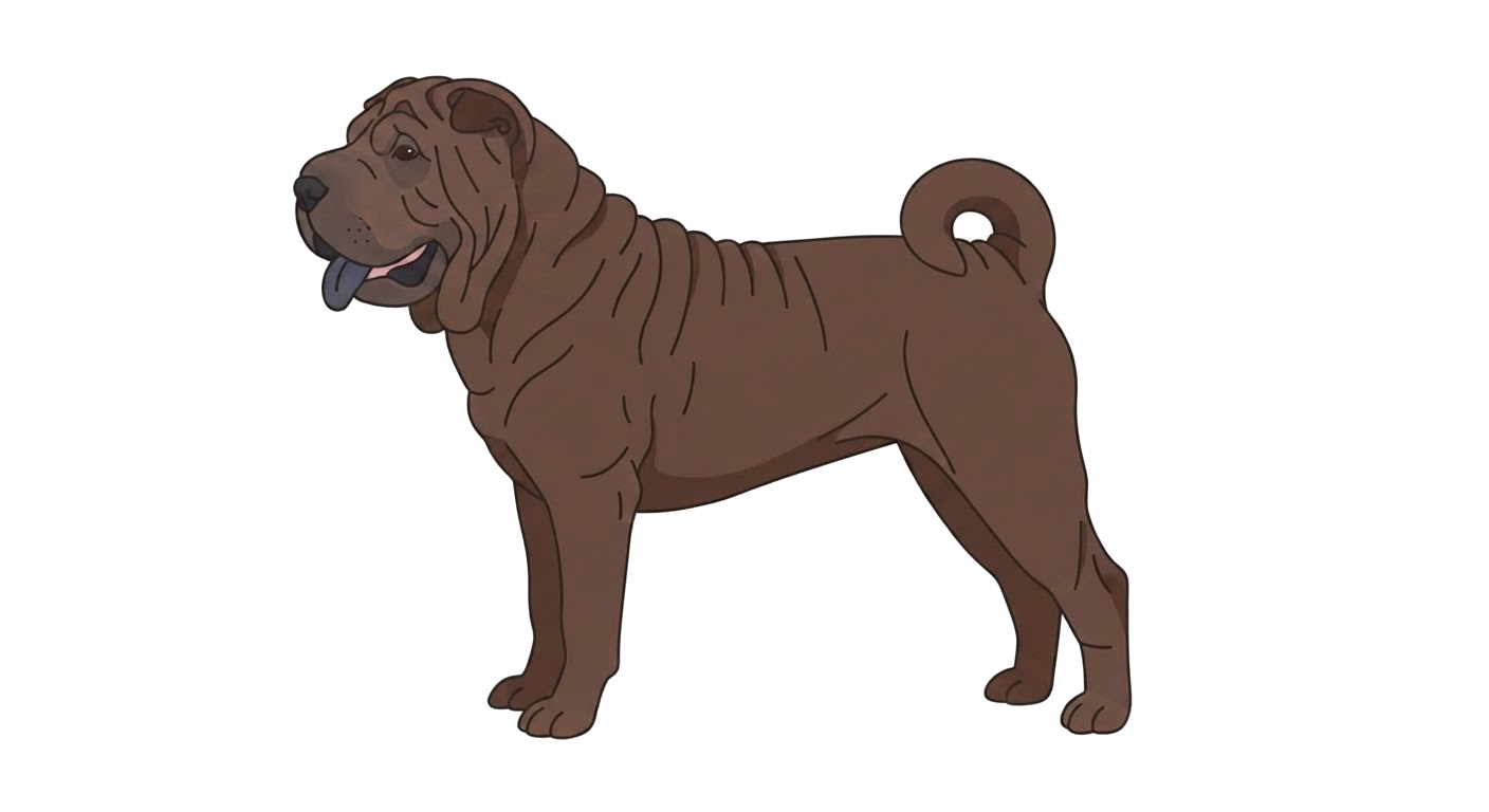 Illustration of a Chocolate coat