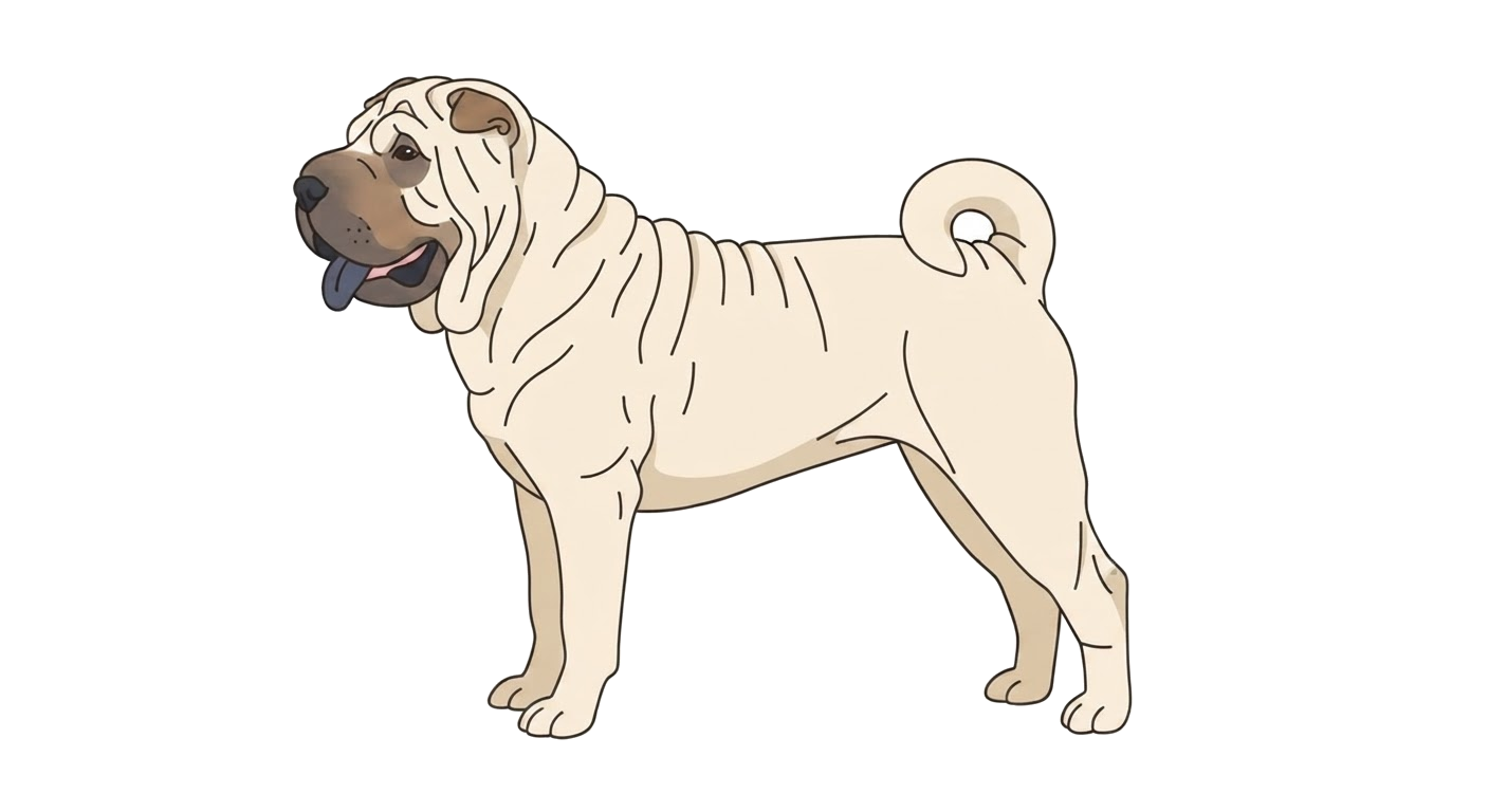 Illustration of a Cream coat
