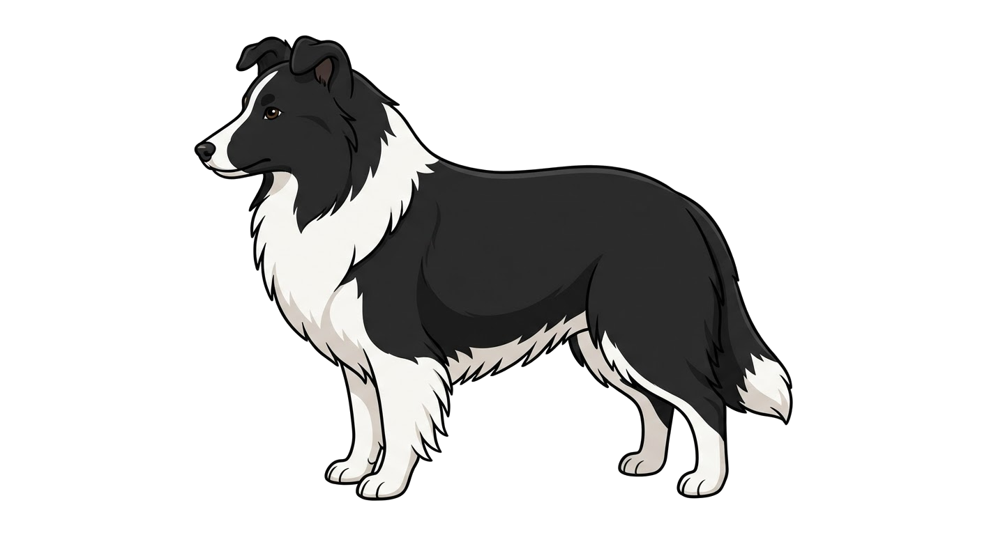 Illustration of a Bi-black coat