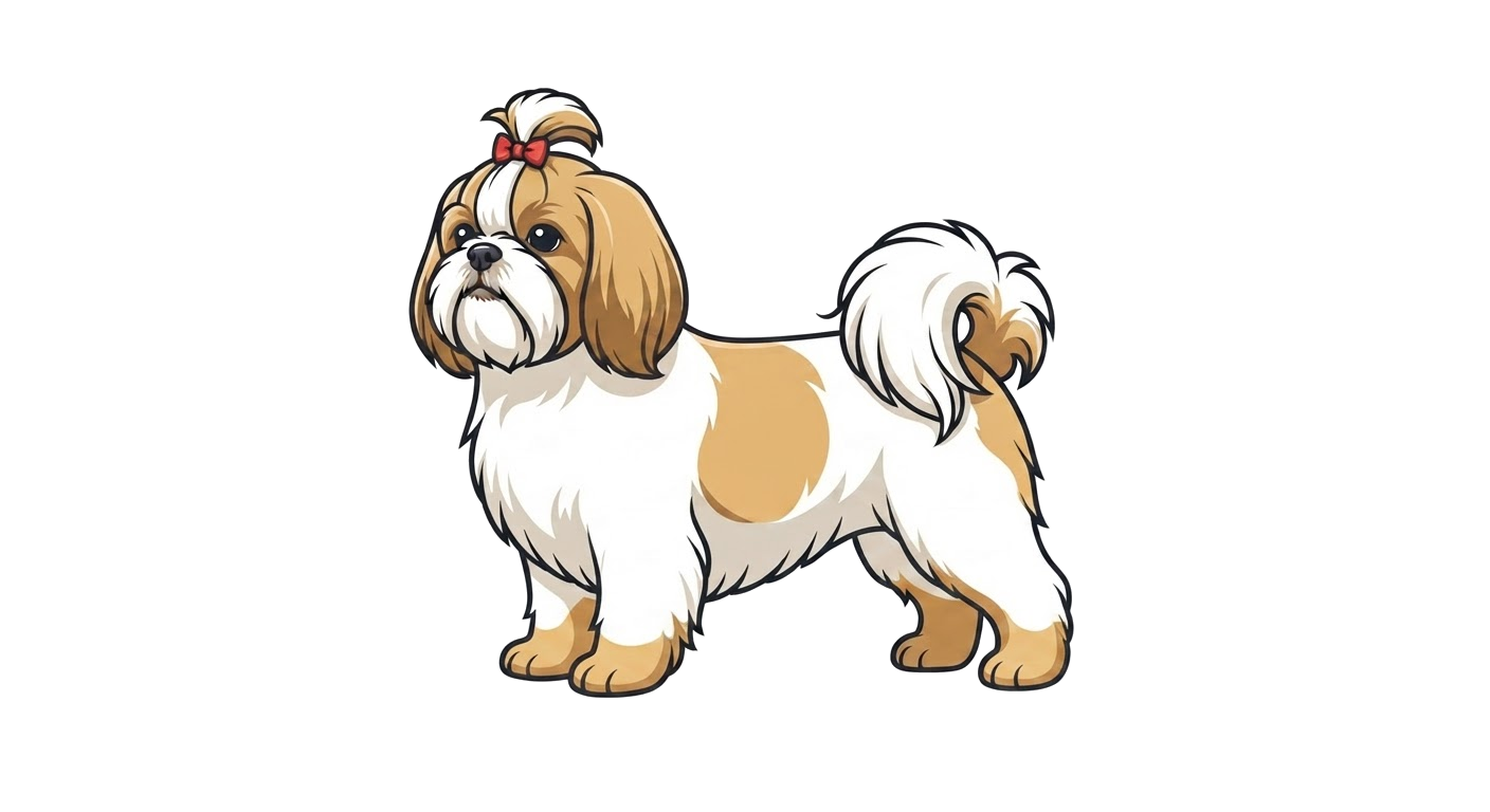 Illustration of a Gold and White coat