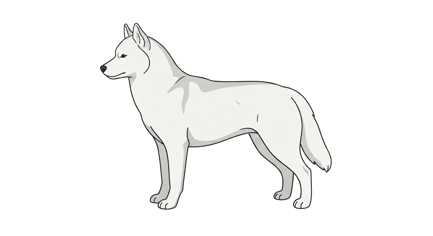 Illustration of a Pure White coat