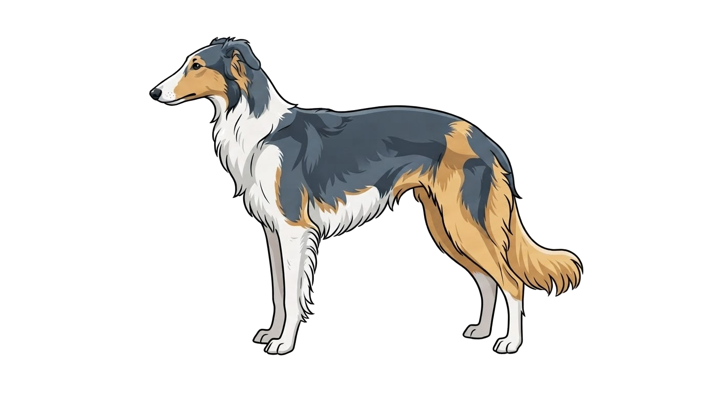 Illustration of a Blue & Fawn coat