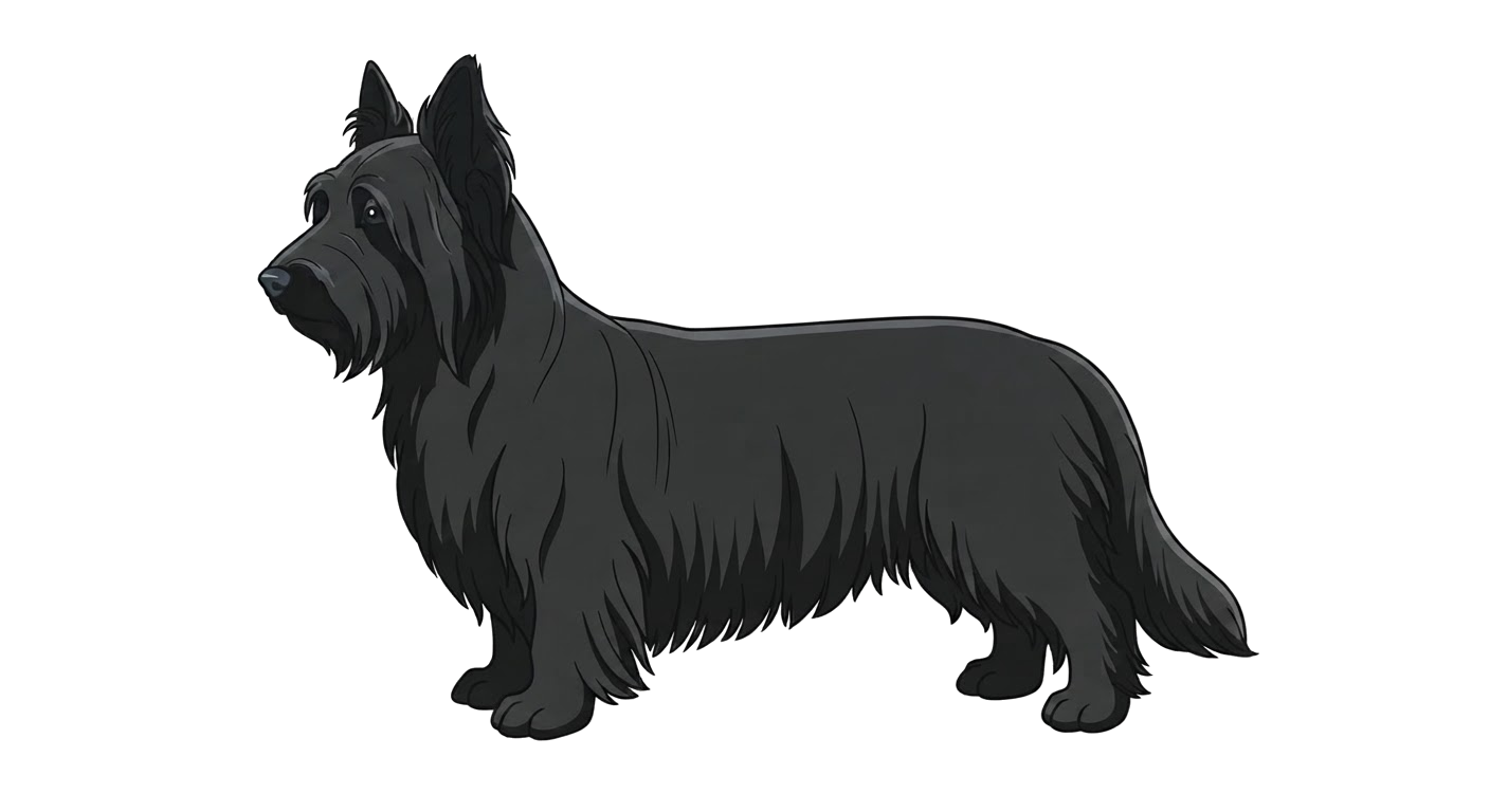 Illustration of a Black coat