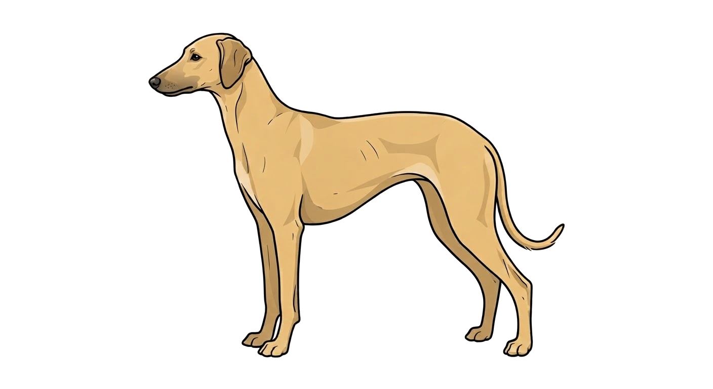 Illustration of a Sand/fawn coat