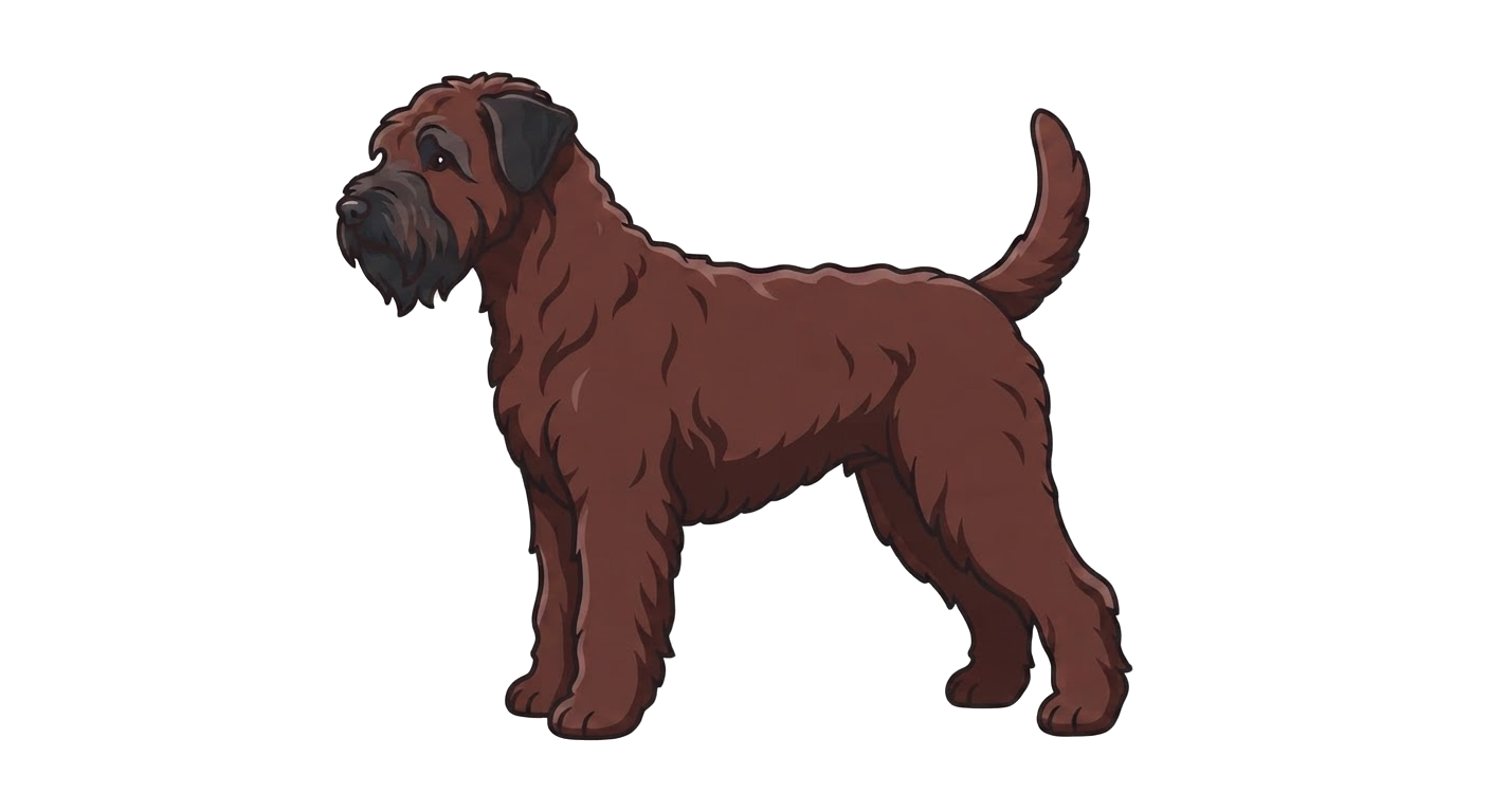 Illustration of a Puppy dark shading coat