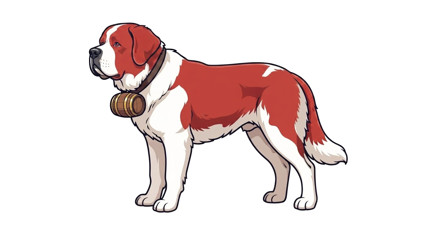 Illustration of a Red and white coat