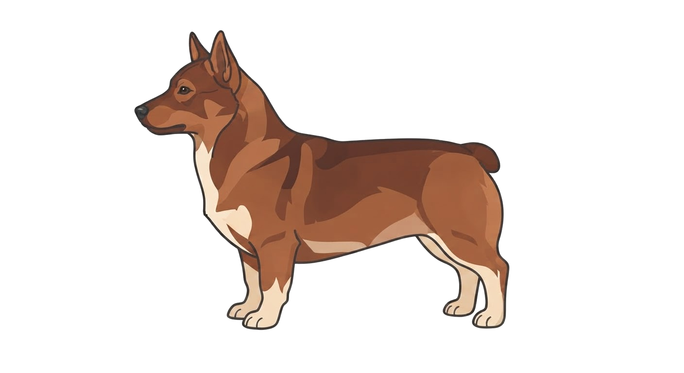 Illustration of a Red coat