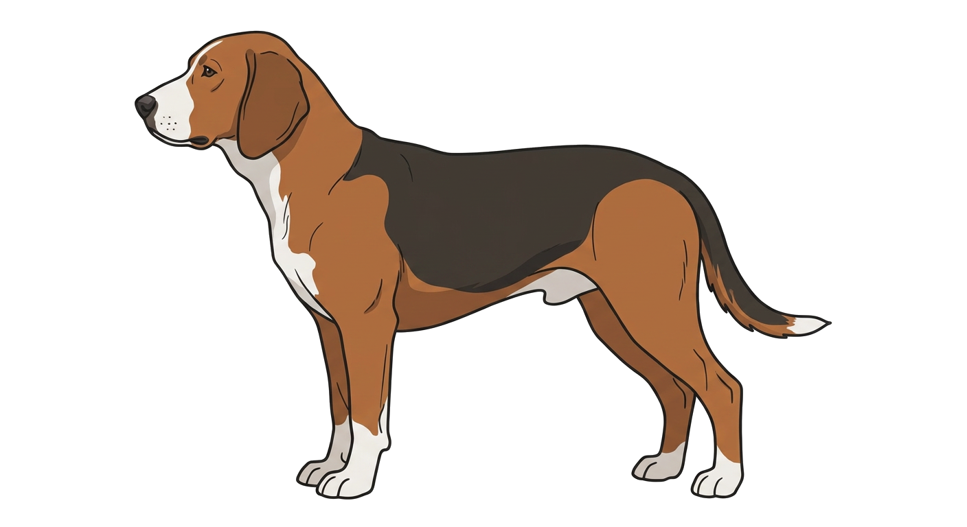 Illustration of a Tricolour coat