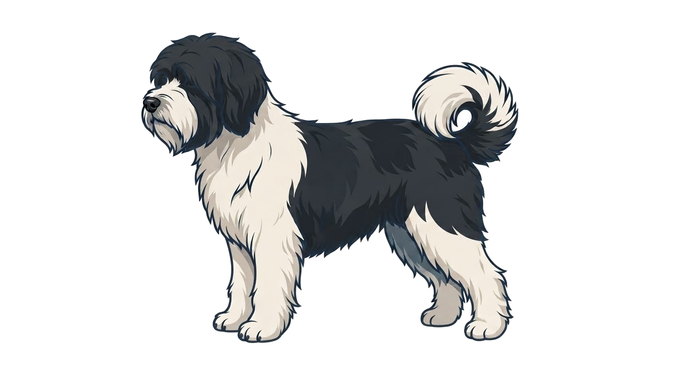 Illustration of a Black coat