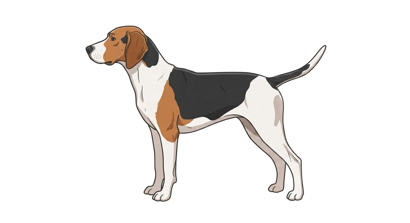 Illustration of a Tricolour coat