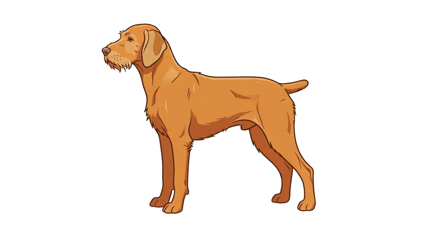 Illustration of a Golden rust coat