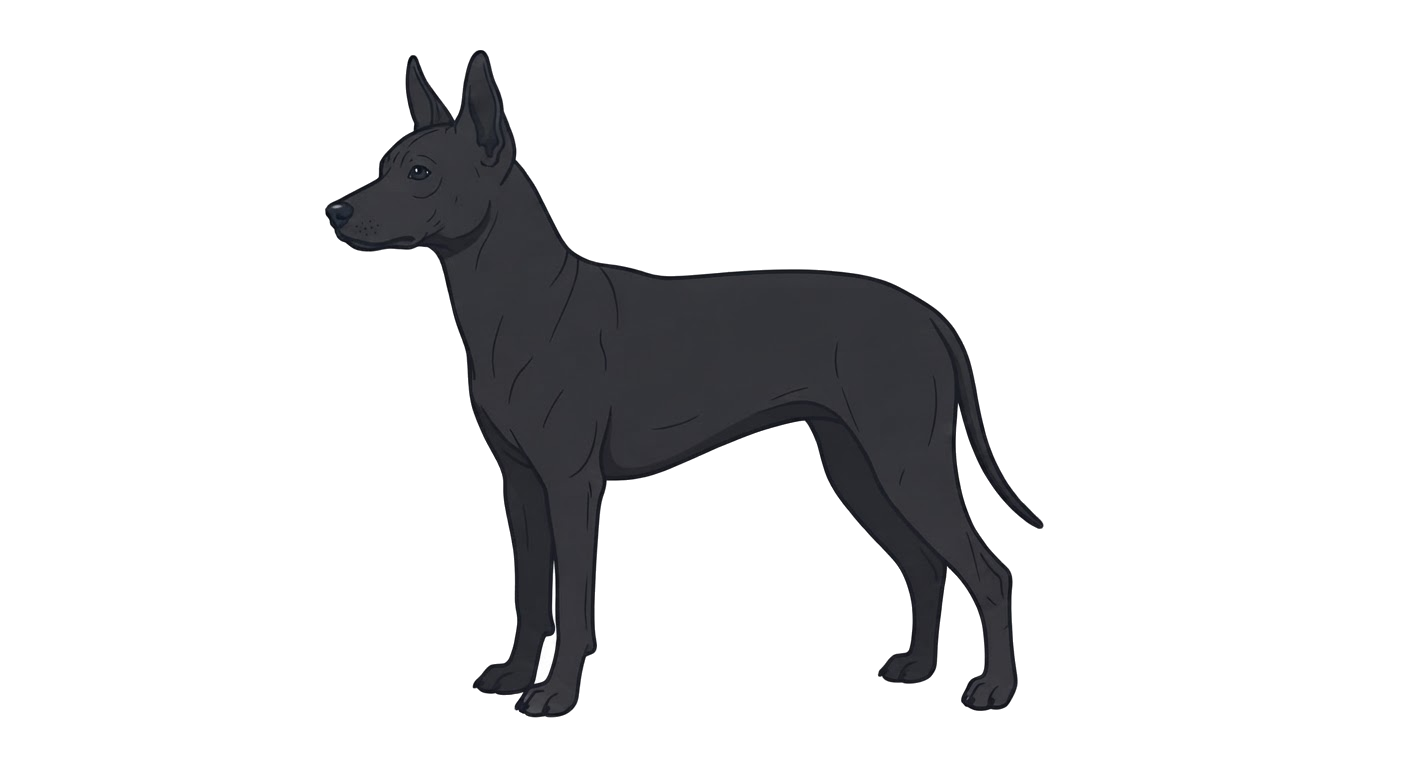 Illustration of a Black coat
