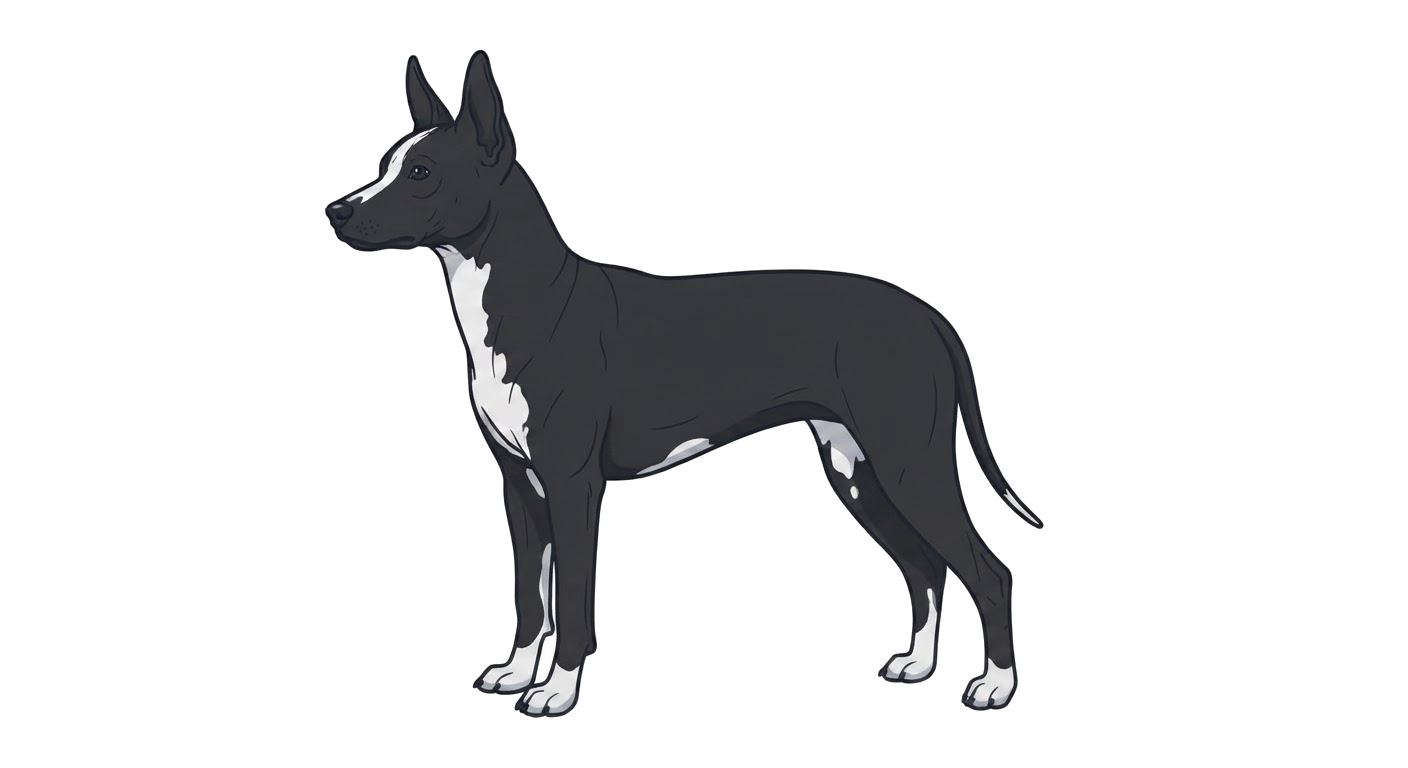 Illustration of a White markings coat
